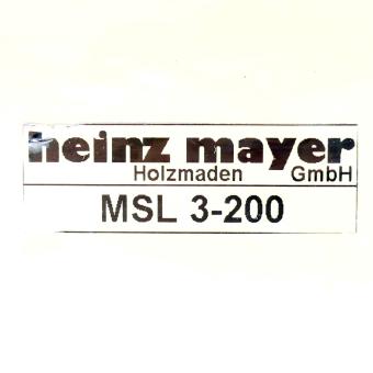 Linear unit MSL 3-200 