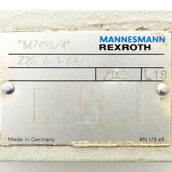 Check valve Z2S 6-1-64/ S2S 6-1-64/ 