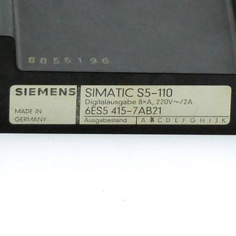 Simatic Digitalausgabe S5-110 