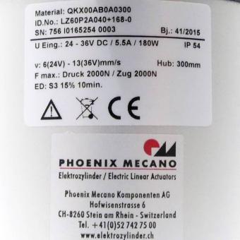 Elektrozylinder QKX00AB0A0300 