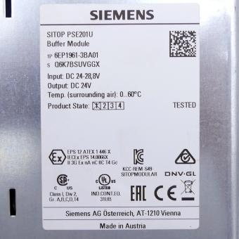 Buffer Module SITOP PSE201U 