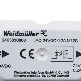 Optocoupler JPO 24VDC 0.2A M12S 