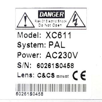 Digital signal processing camera PAL 