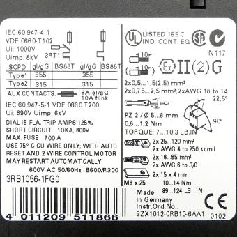 Überlastrelais  Gebraucht