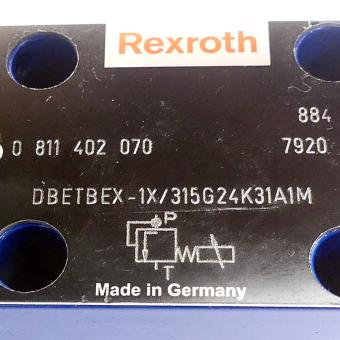Proportional pressure relief valve DBETBEX-1X/315G24K31A1M 