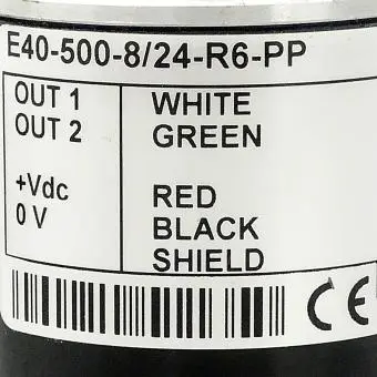 Inkremental Drehgeber (Encoder) E40-500-8/24-R-6-PP 