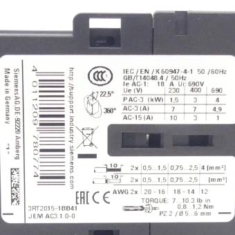 Power contactor  Used