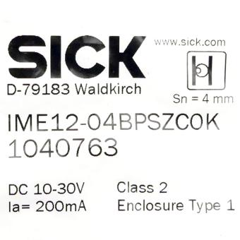 Inductive proximity sensor IME12-04BPSZCOK 