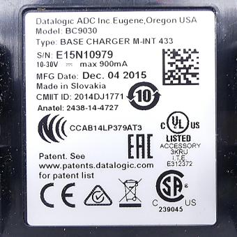 Base Charger M-INT 433  New