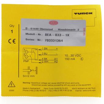 Zylinderschalter 8EA-033-1X 