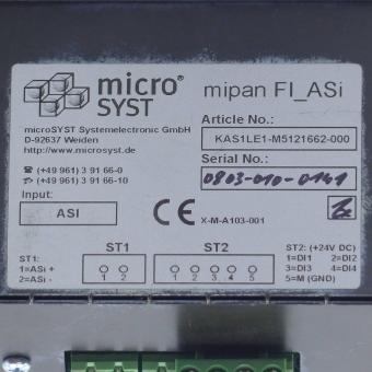 LED Anzeige mipan Fl_ASi 