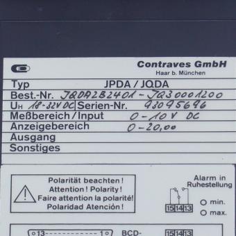 Digitale Anzeige 