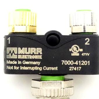 T-Stück M12 St. / 2x M8 Bu. A-kod. 