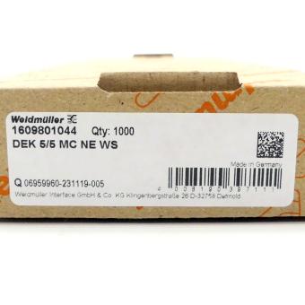 Klemmenmarkierer DEK 5/5 MC NE WS (1000 St.) 