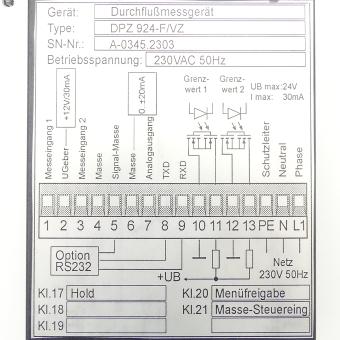Durchflussmessgerät 