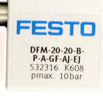 Führungszylinder DFM-20-20-B-P-A-GF-AJ-EJ 