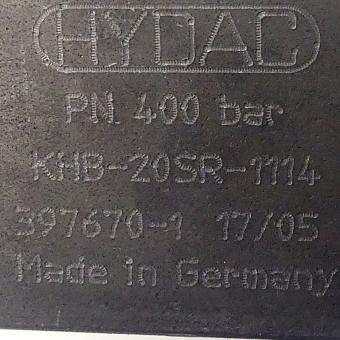 Blockkugelhahn KHB-20SR-1114 Neu