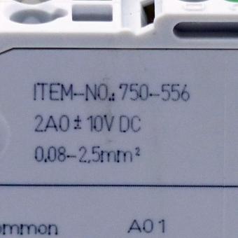 Analog output terminal 