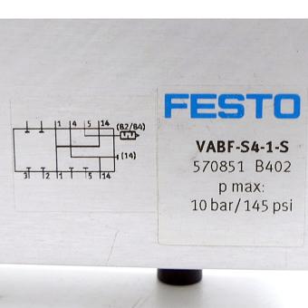 Intermed. plate VABF-S4-1-S 570851 Used