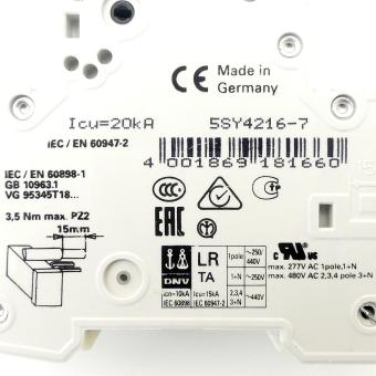 Miniature circuit breaker 