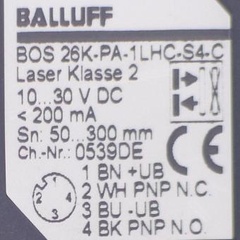 Lichttaster BOS 26K-PA-1LHC-S4-C 