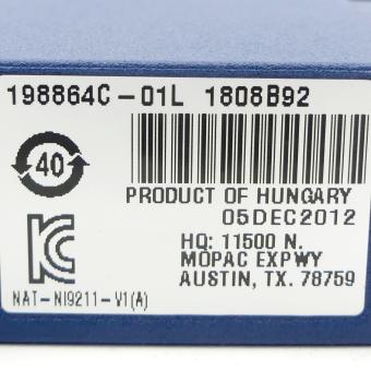 Temperaturmessmodul NI 9211  Neuwertig