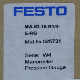 Pressure Gauge MA-63-10-R1/4-E-RG 
