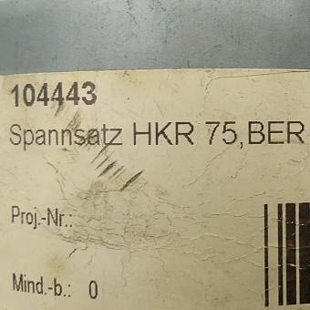 Clamping set HKR 75,BER 