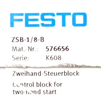 Zweihand-Steuerblock ZSB-1/8-B 