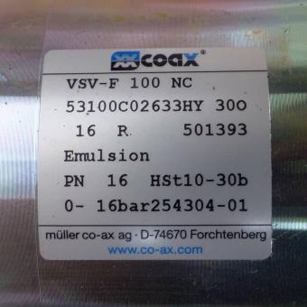 2/2 Way coaxial VSV-F 100 NC 