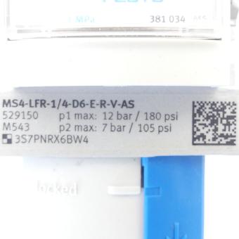 Filter regulator MS4-LFR-1/4-D6-E-R-V-AS 