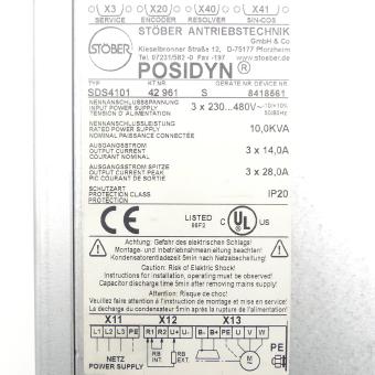 Servoumrichter POSIDYN SDS4101 