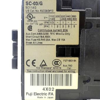 Contactor SC-03/G 