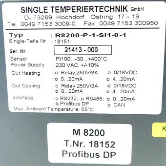 Temperaturregler R8200-P-1-SI1-0-1 