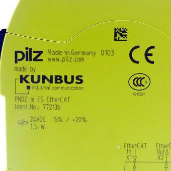 Communication module PNOZ m ES EtherCAT 