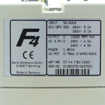 frequency converter F4 