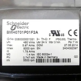Servomotor BMH0701P01F2A 