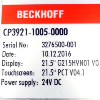 Multitouch-Control-Panel 21,5'' 