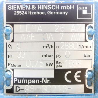 Liquid ring vacuum pump 