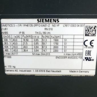 Asynchronmotor SIMOTICS 3 