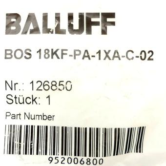 Cylindrical light sensors BOS 18KF-PA-1XA-C-02 