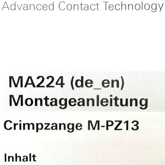 Crimpzange M-PZ13 