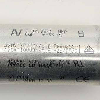 Capacitor 8µF 5% 470V Motor 