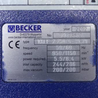 Rotary vane vacuum pump 
