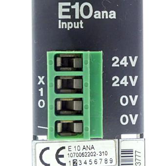 E10 ana Input 