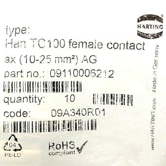 100A axial screw contact Contact socket 