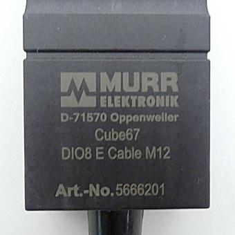 Erweiterungsmodul Cube 67 DIO8 E Cable M12 