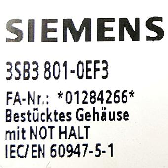 Gehäuse für Befehlsgeräte 