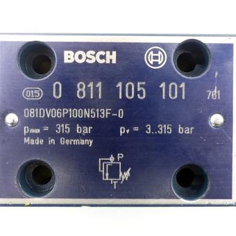 Pressure relief valve 081DV06P100N513F-0 