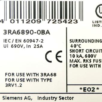 Adapter 45 mm für Leistungsschalter  Gebraucht